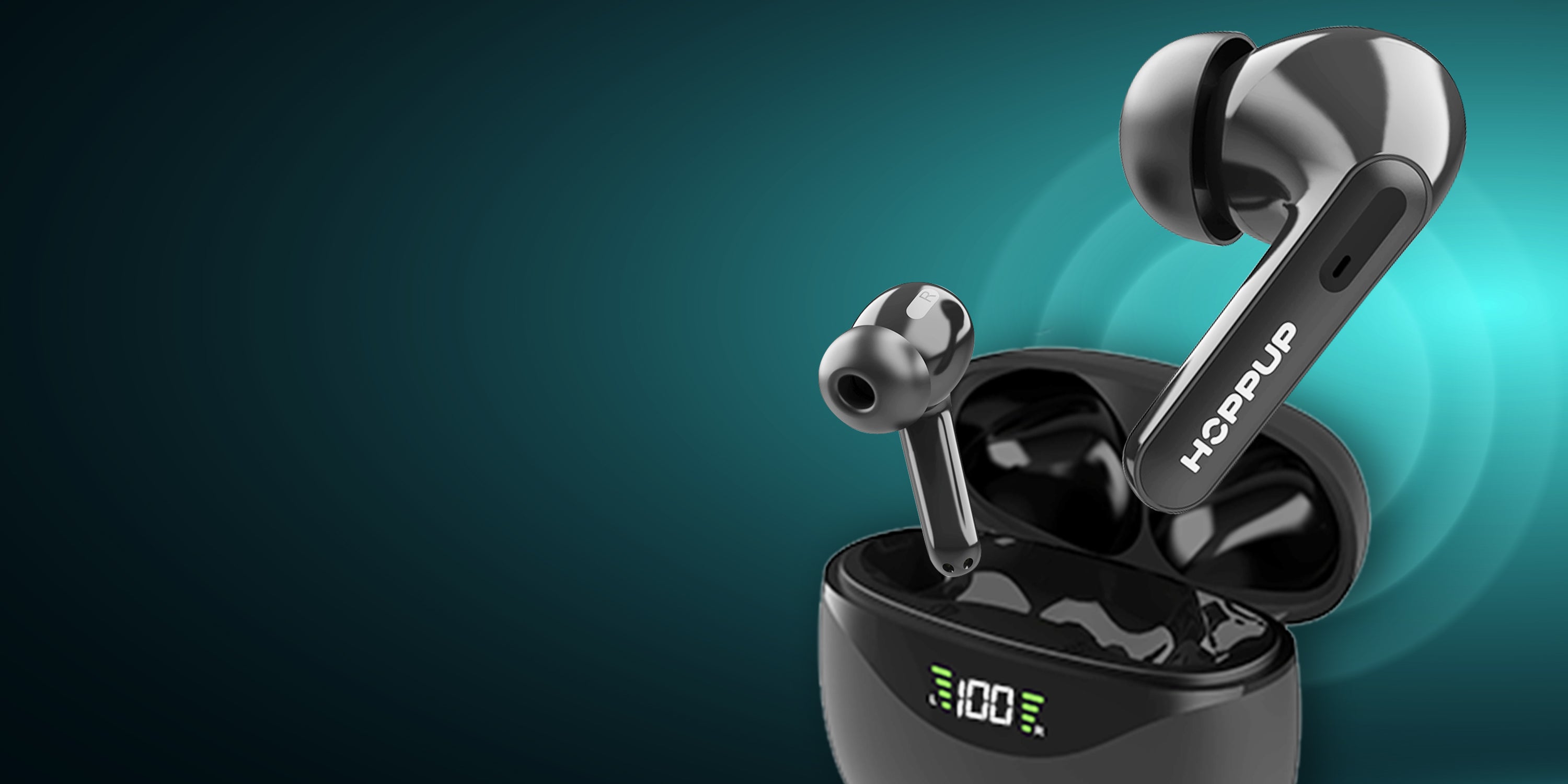 HOPPUP TWS Wireless Headsets Bluetooth Earphones Neckband HOPPUP